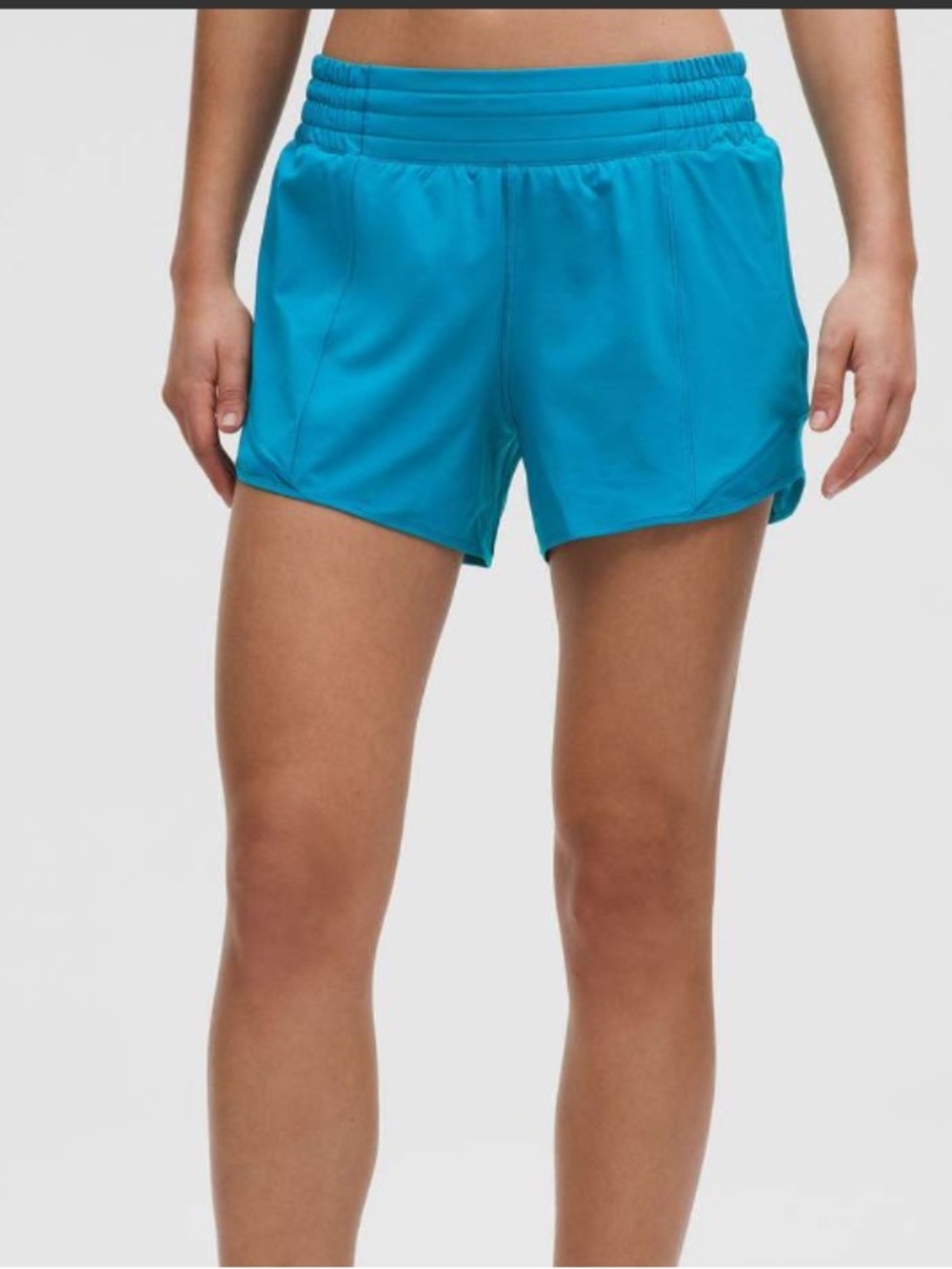 Lululemon hotty hot high rise lined short style #W7DJKS size 8, 4”
